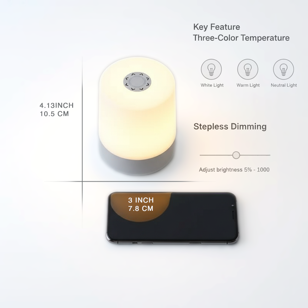 GlowMate: Touch Bedside Lamp