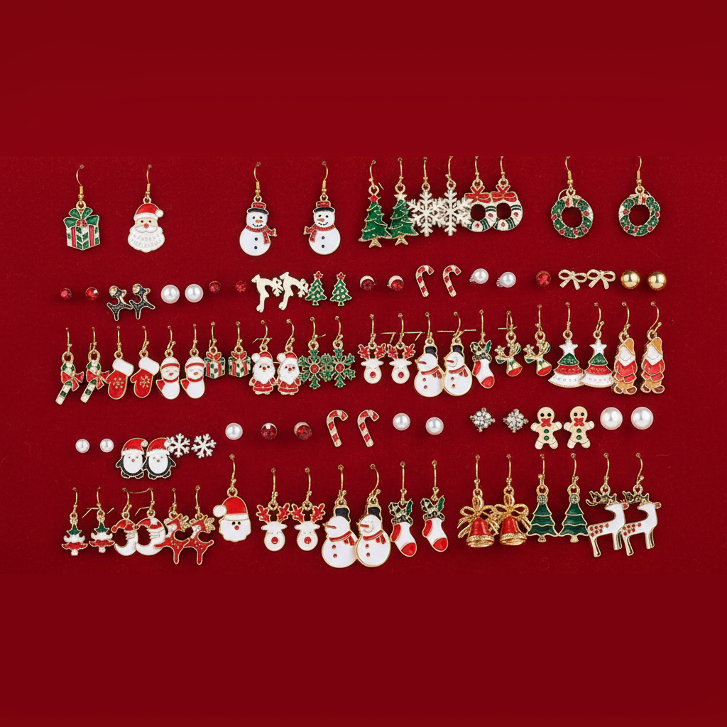 MerryMix: Christmas Earring Set