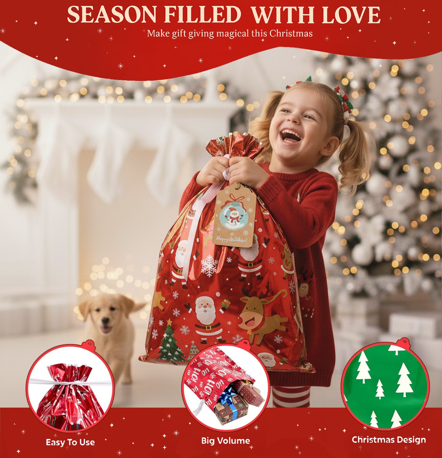 Wrapella's Set: Premium Gift Bag & Tag