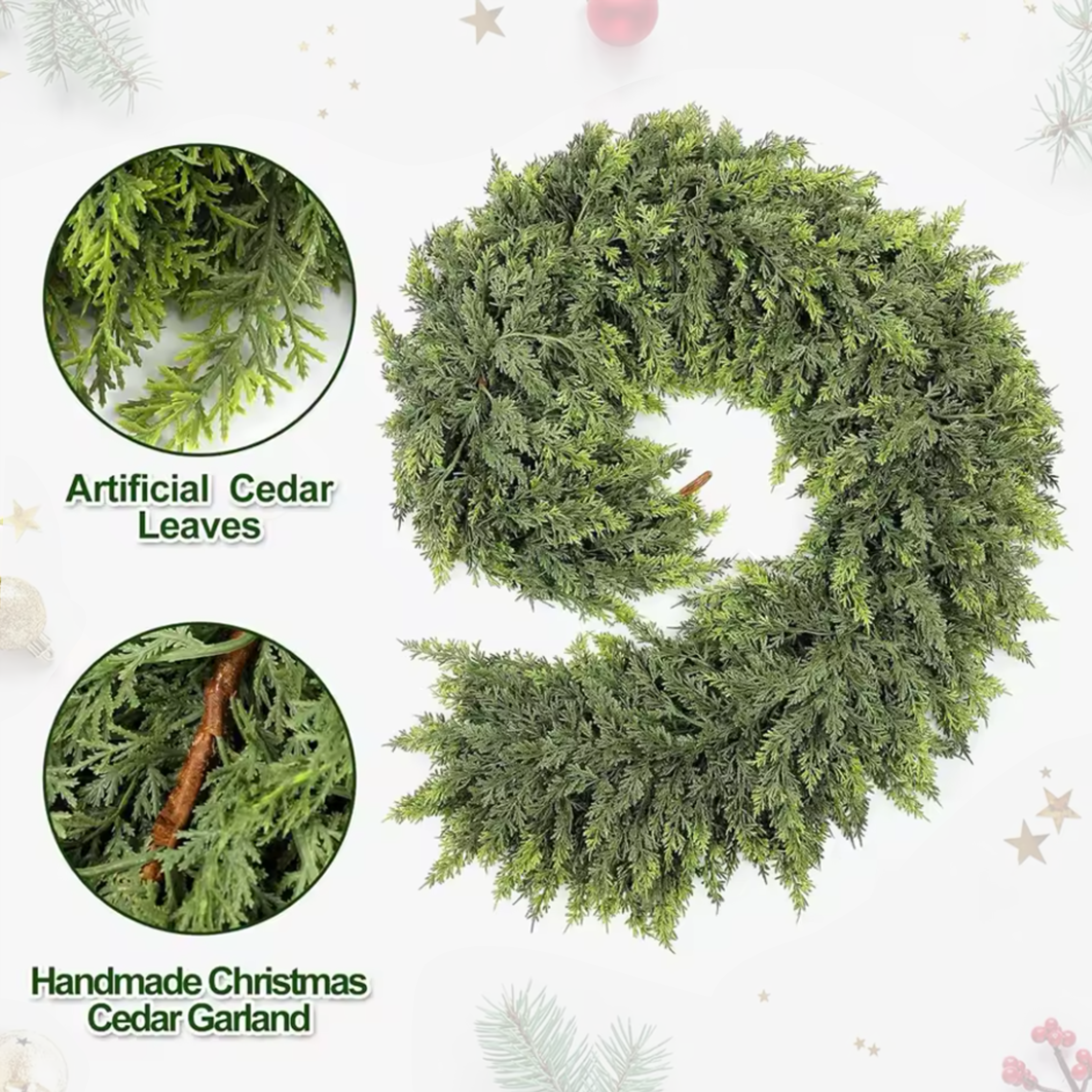 EverLush: Real-Touch Cedar Garland