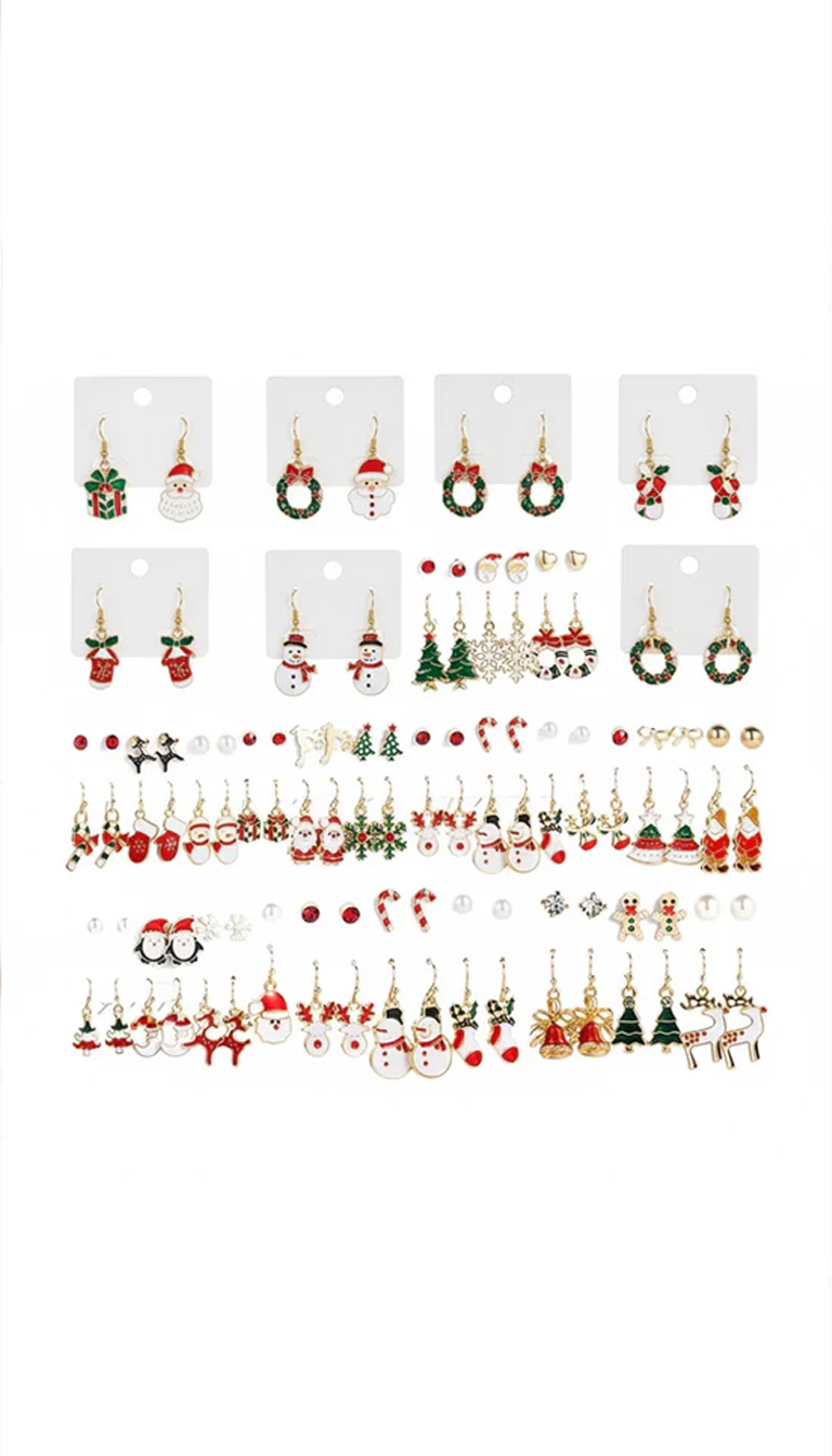 MerryMix: Christmas Earring Set
