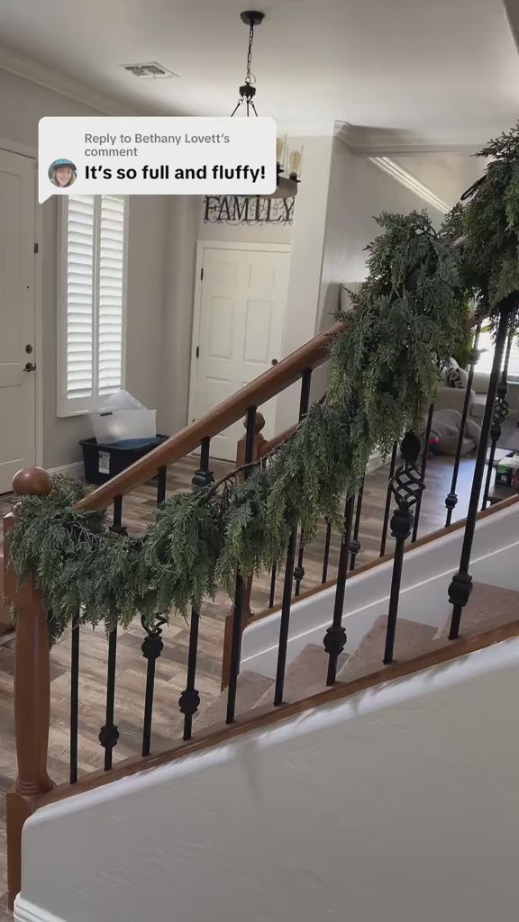 EverLush: Real-Touch Cedar Garland