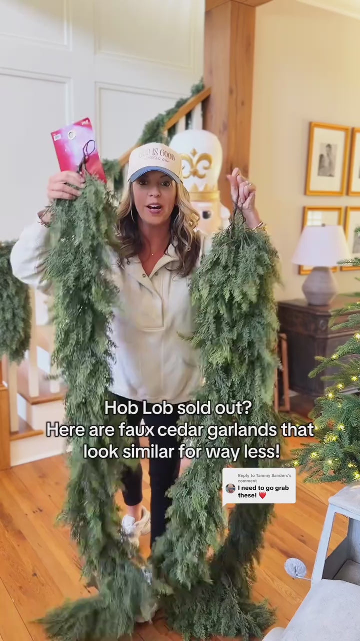 EverLush: Real-Touch Cedar Garland