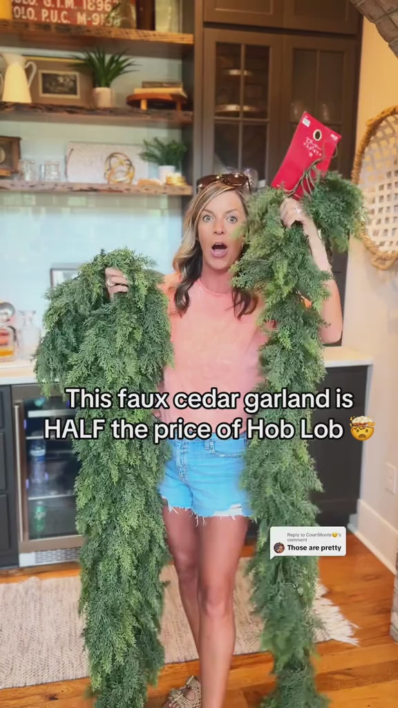 EverLush: Real-Touch Cedar Garland