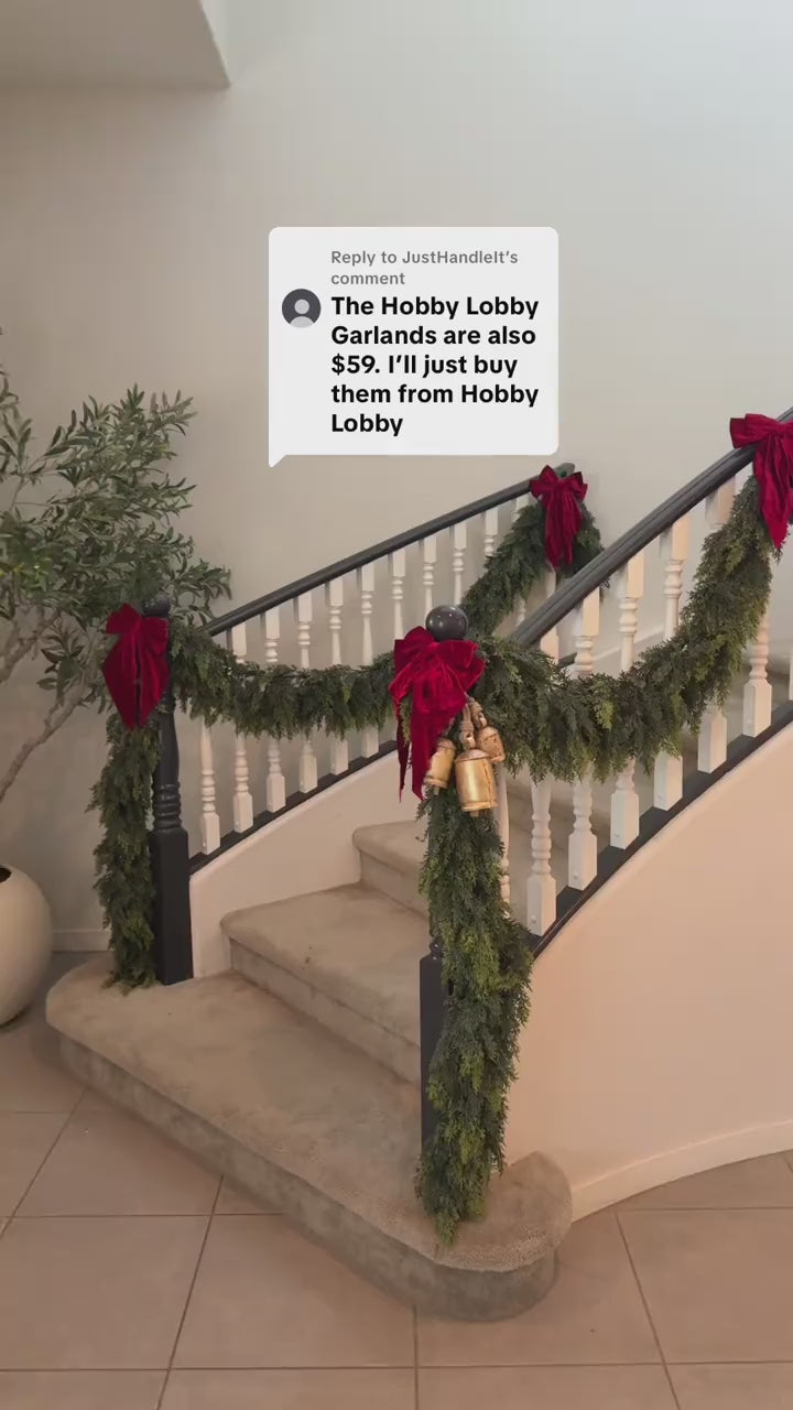 EverLush: Real-Touch Cedar Garland